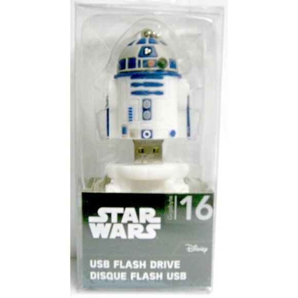 Star Wars R2-D2 16GB USB Flash Drive With Chain Disney Sealed Stocking Stuffer - Picture 1 of 10